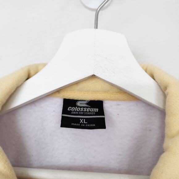 Vintage Georgia Tech Yellow Jackets 1/4 Zip Pullover Sweatshirt XL - Picture 3 of 9